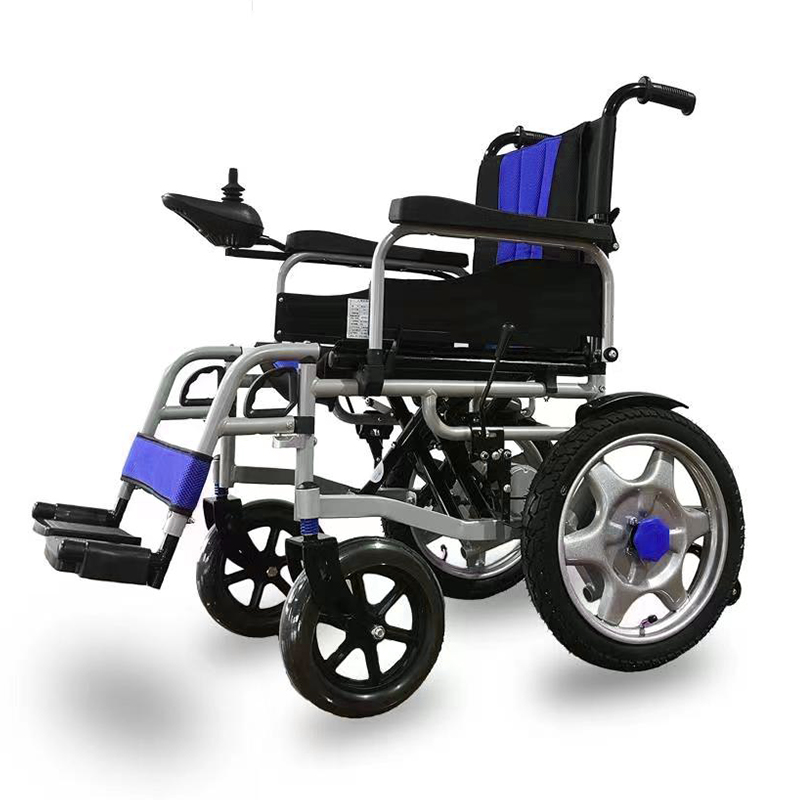Scuter/carucior electric pentru varstnici sau persoane cu dizabilitati, model ET300, motor 250W, baterie 12Ah Albastru 12Ah imagine noua