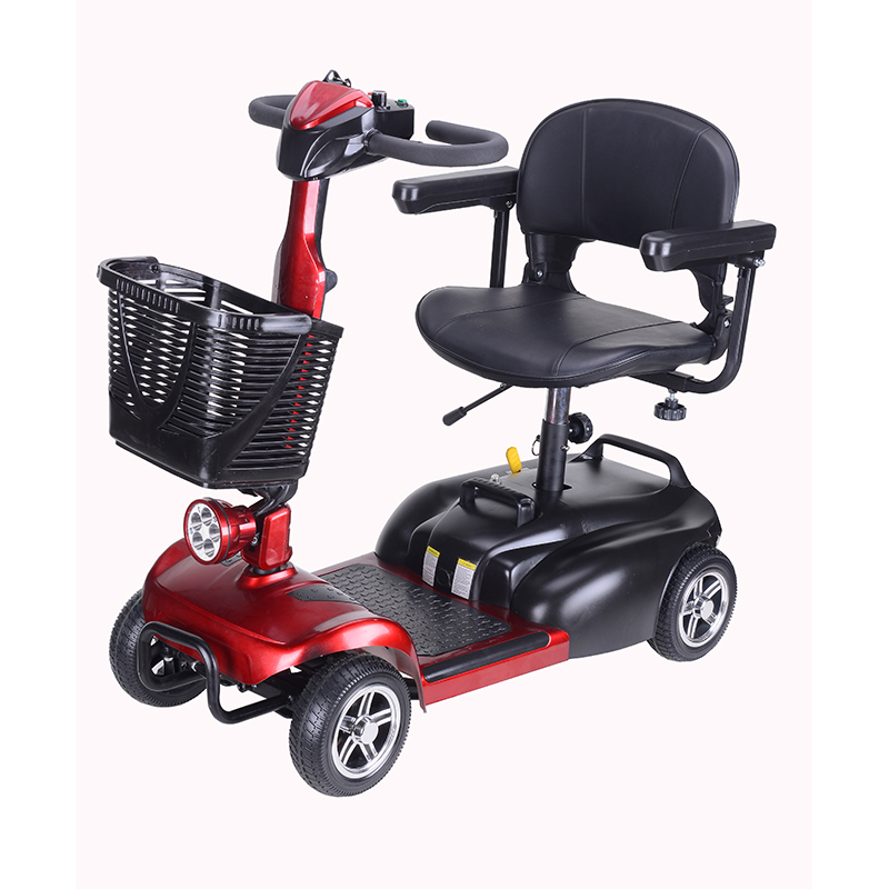 Scuter/carucior electric pentru varstnici sau persoane cu dizabilitati, model X-01, motor 180W, baterie 20Ah Roșu 180W imagine noua