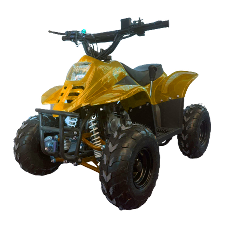 ATV motor benzina, 1+1, 110cc, 4 viteze, cutie de viteze manuala, transmisie lanț, model ATV008 Orange 11 imagine noua