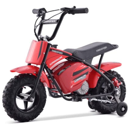 Scuter electric pentru copii, model Electric mini Bike HP118E, motor 240W, Baterie 7Ah