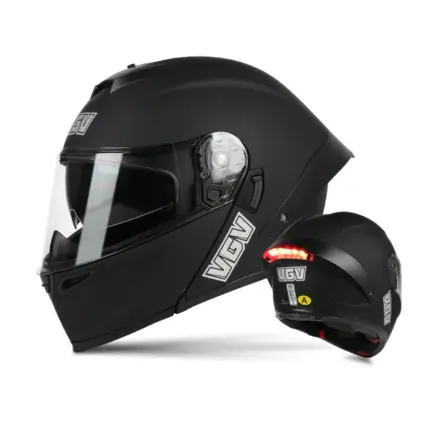 Casca moto, model DARK (VOLT)-LED