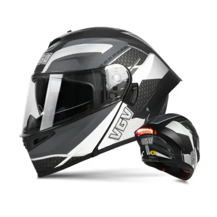 Casca moto, model VOLT-GRIWHT-LED