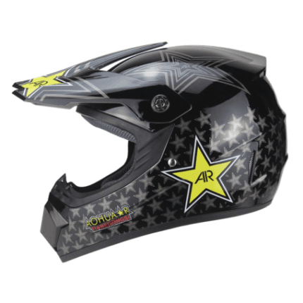 Casca moto, model ROCKSTAR BLACK