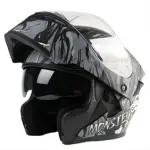 Casca moto, model VOYAGER GREY - imagine 2