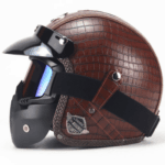 Casca moto, model Texas DARKBROWN